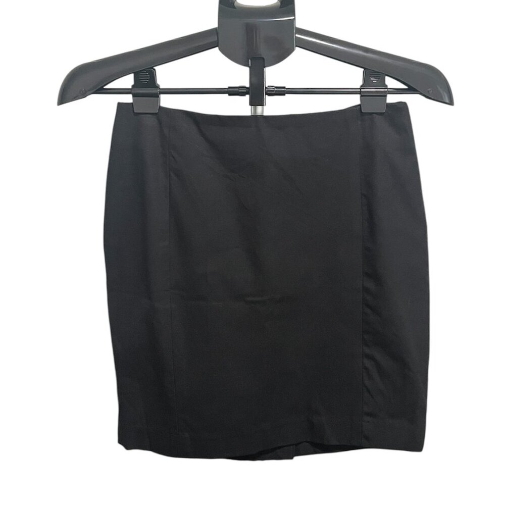 Banana Republic Factory Black Stretch Mini Pencil Skirt Women's 2P